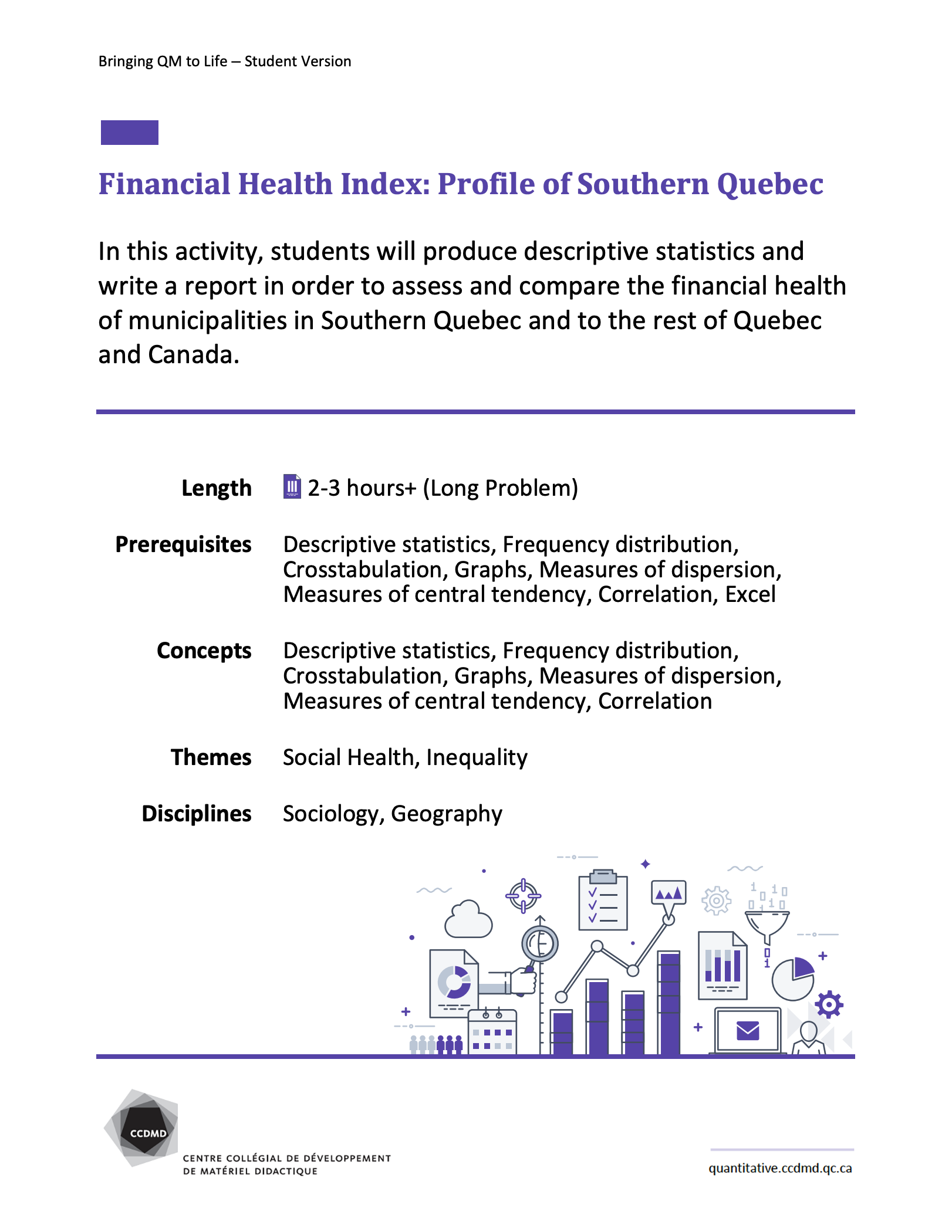 Financial Health Index: Profile of Southern Quebec