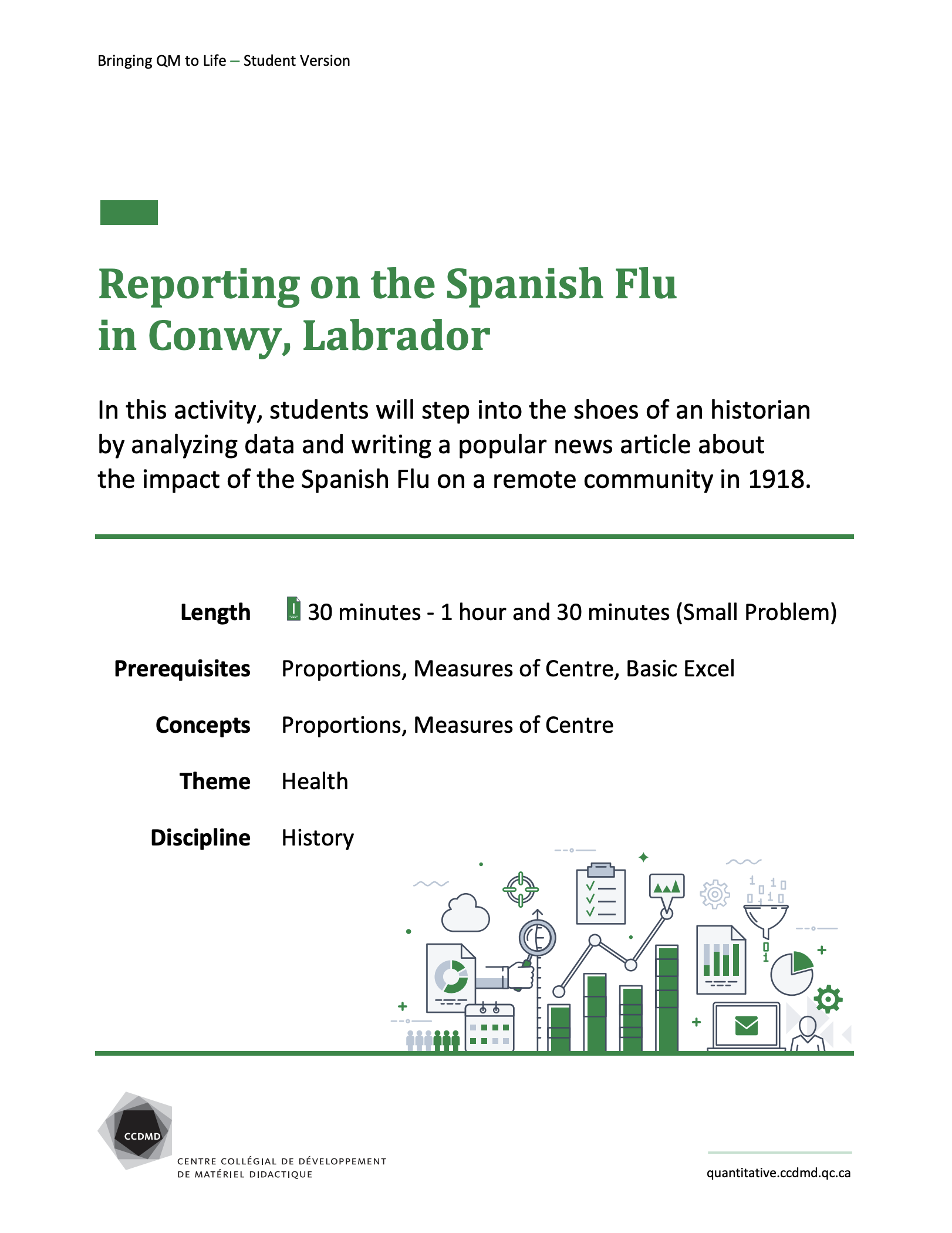 Reporting on the Spanish Flu in Conwy, Labrador